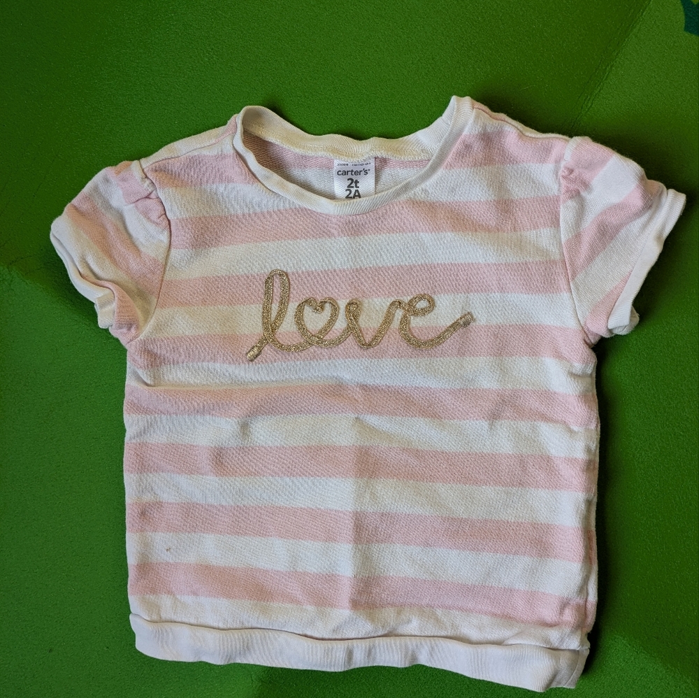 Toddler Girl Shirt "Love"